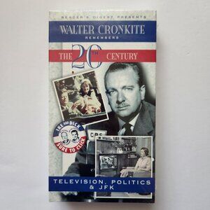 Walter Cronkite Remembers The 20th Century VHS Television Politics & JFK Readers